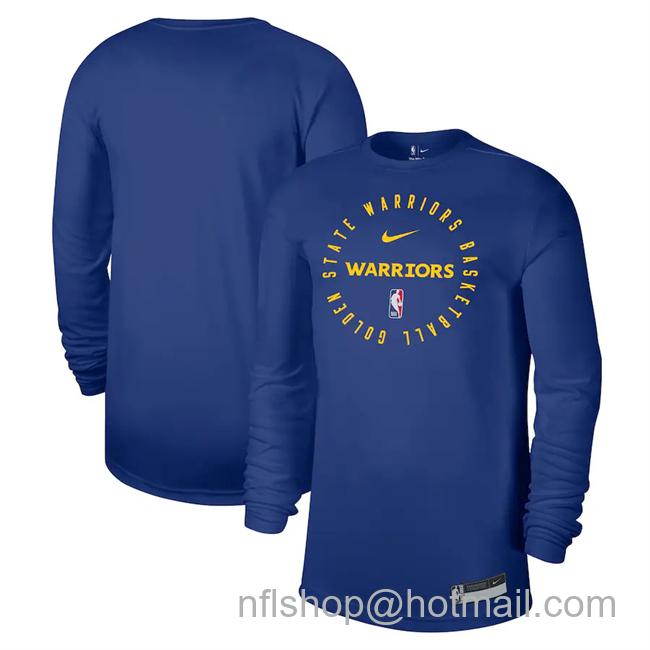 Men's Golden State Warriors Royal 2024-25 Legend On-Court Practice Long Sleeve T-Shirt