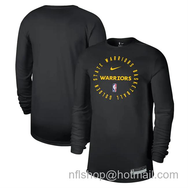 Men's Golden State Warriors Black 2024-25 Legend On-Court Practice Long Sleeve T-Shirt