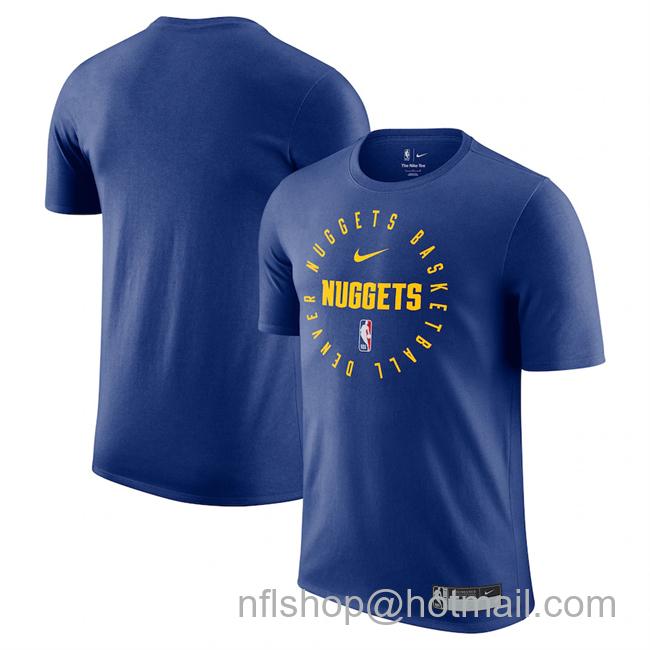 Men's Denver Nuggets Blue 2024-25 Legend On-Court Practice Performance T-Shirt