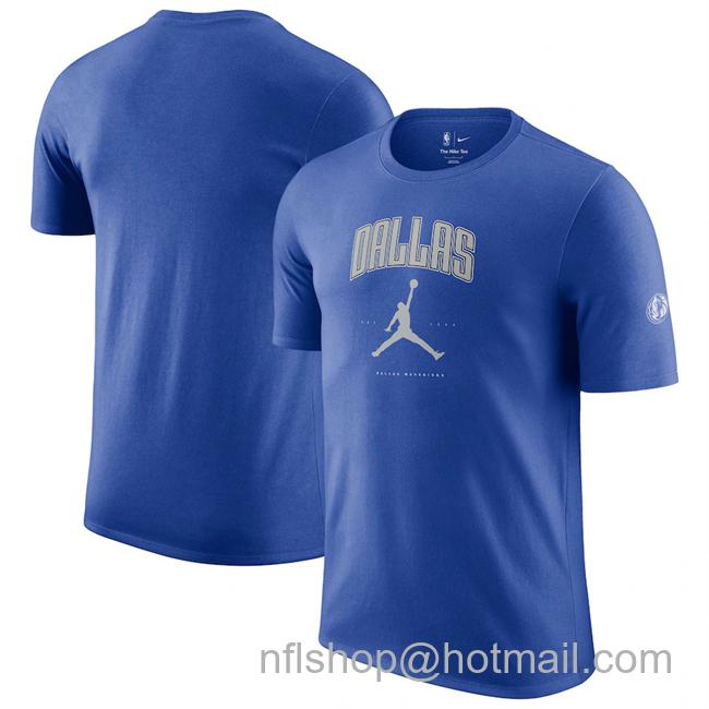 Men's Dallas Mavericks Blue Essential Cities T-Shirt