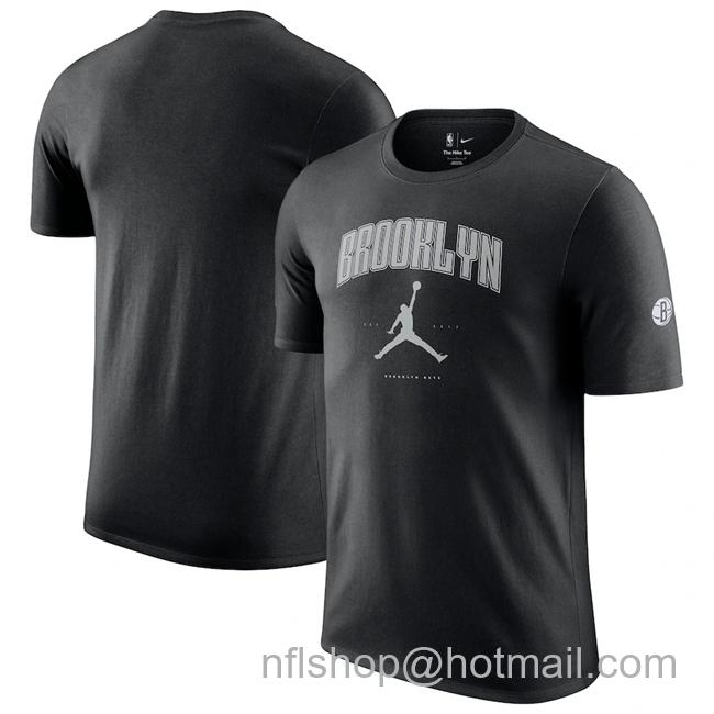 Men's Brooklyn Nets Black Essential Cities T-Shirt