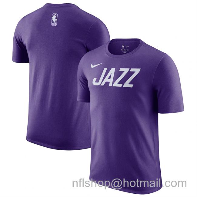 Men's Utah Jazz Purple 2024-25 City Edition Essential Logo T-Shirt