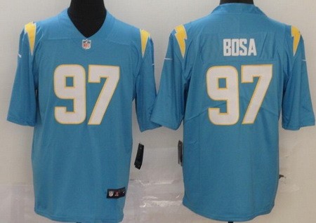 Women's Los Angeles Chargers #97 Joey Bosa Limited Powder Blue 2020 Vapor Untouchable Jersey