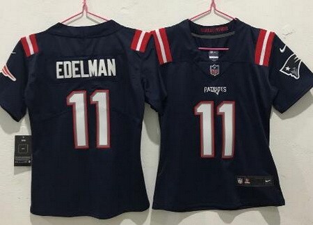 Women's New England Patriots #11 Julian Edelman Limited Navy 2020 Vapor Untouchable Jersey