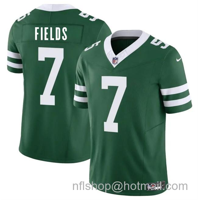 Men's New York Jets #7 Justin Fields Green 2025 F.U.S.E. Vapor Untouchable Limited Stitched Football Jersey