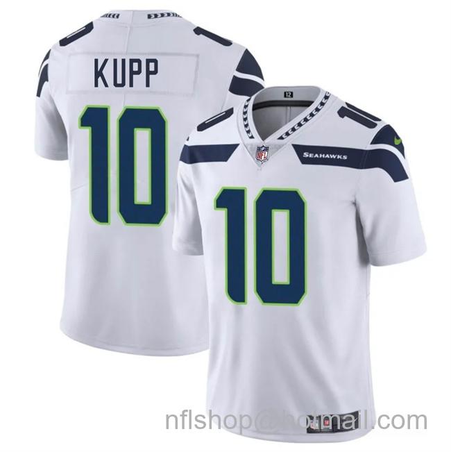 Youth Seattle Seahawks #10 Cooper Kupp White 2025 Vapor Limited Stitched Football Jersey