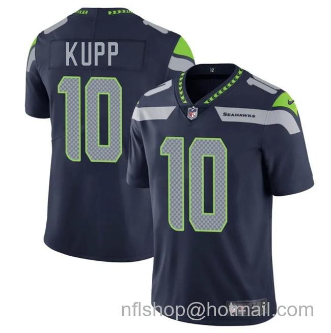 Youth Seattle Seahawks #10 Cooper Kupp Navy 2025 Vapor Limited Stitched Football Jersey