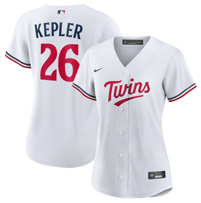 Women's Minnesota Twins #26 Max Kepler White Stitched Baseball Jersey