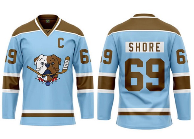 Men's Sudbury Blueberry Bulldogs #69 Blue Stitched Hockey Jersey