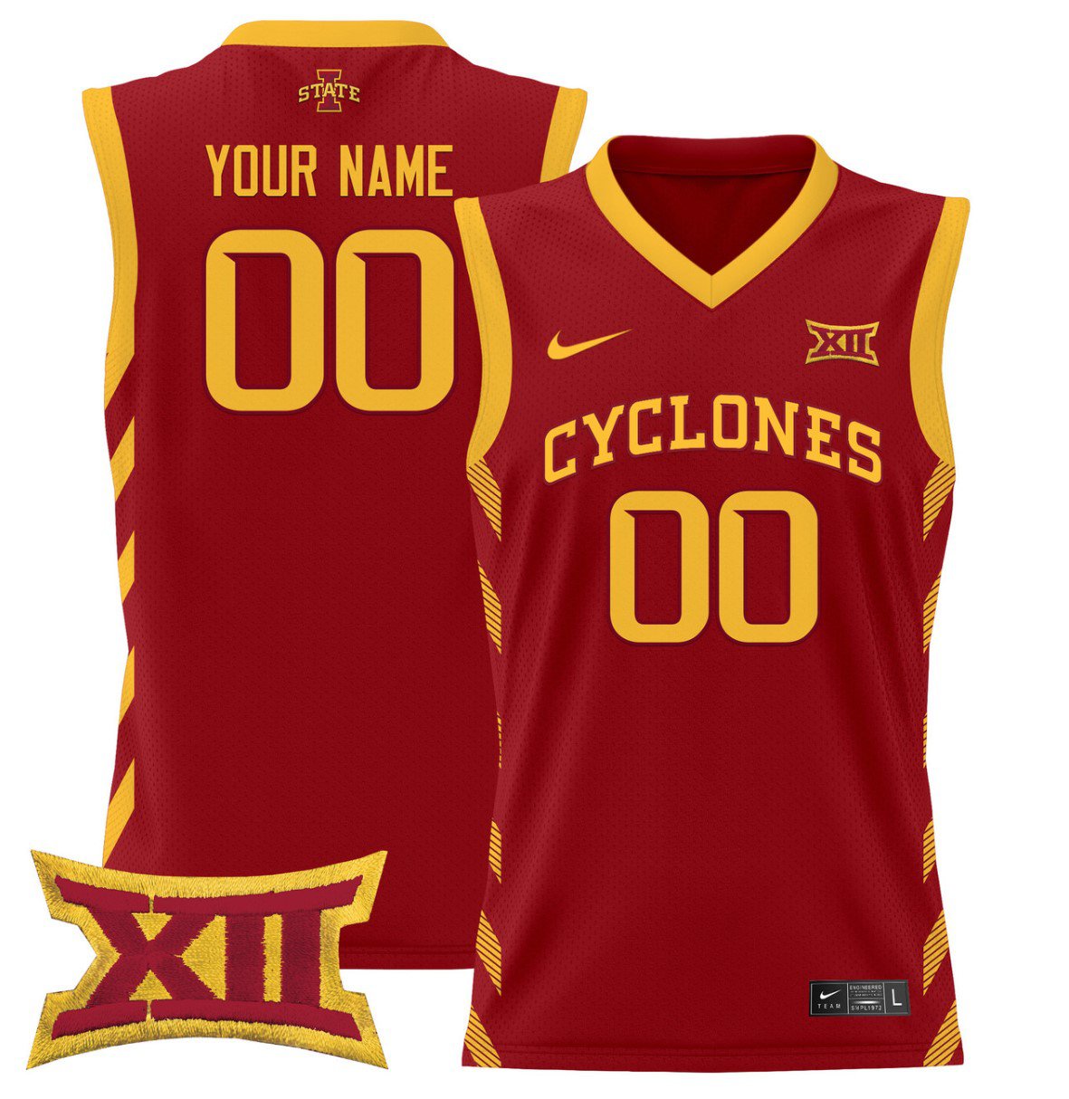 Custom Iowa State Cyclones Jersey 2024 Lightweight Basketball Stitched Cardinal