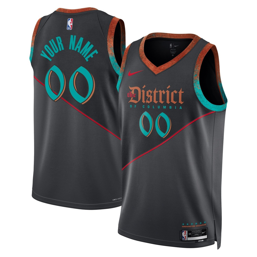 Washington Wizards 2023-24 Swingman City Edition Custom Jersey - All Stitched