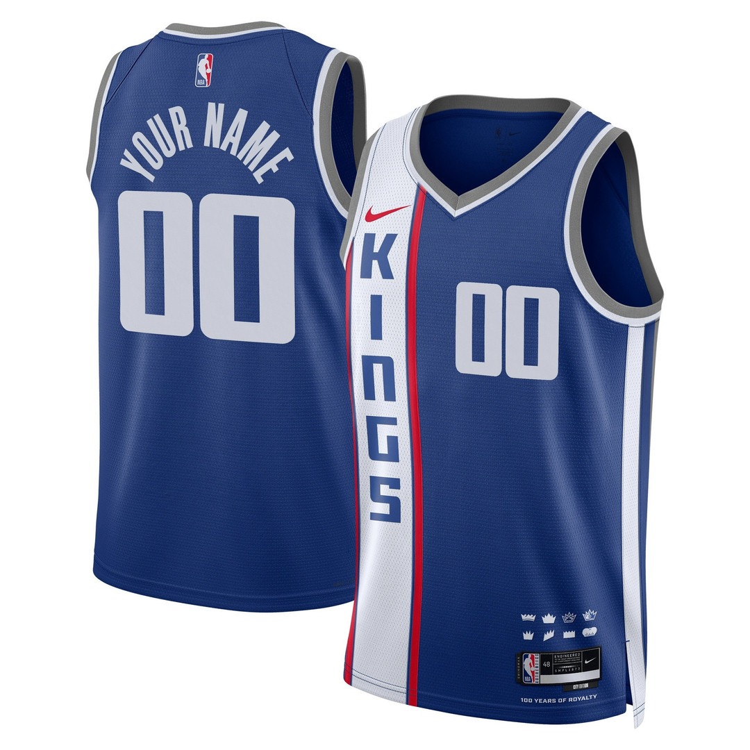 Sacramento Kings 2023-24 Swingman City Edition Custom Jersey - All Stitched