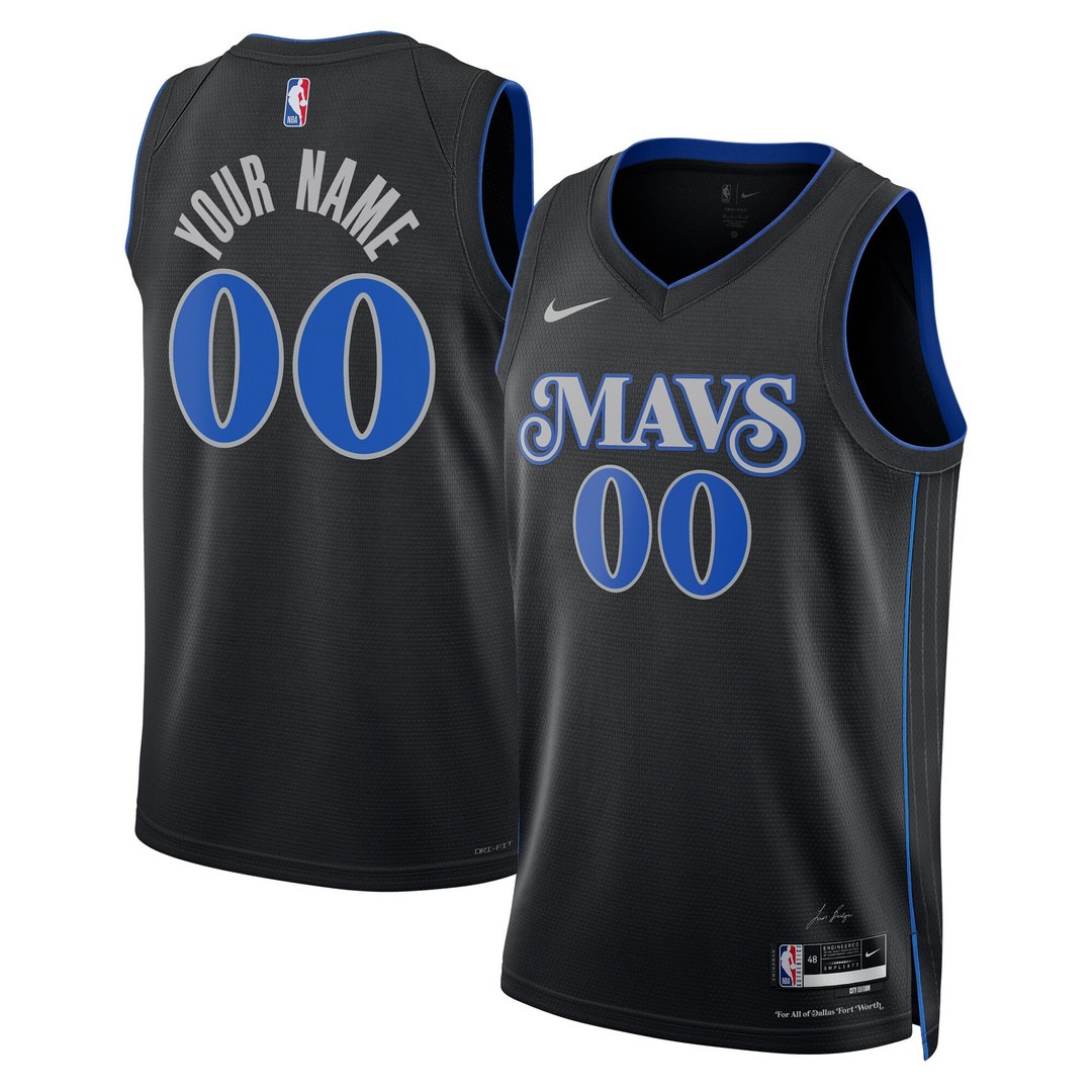 Dallas Mavericks 2023-24 Swingman City Edition Custom Jersey - All Stitched