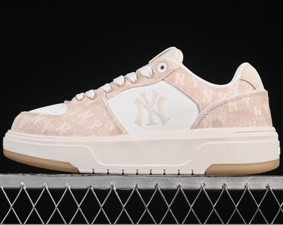 New York Yankees MLB Chunky Liner Denim Monogram SL White Beige 3ASXV015N50BGS