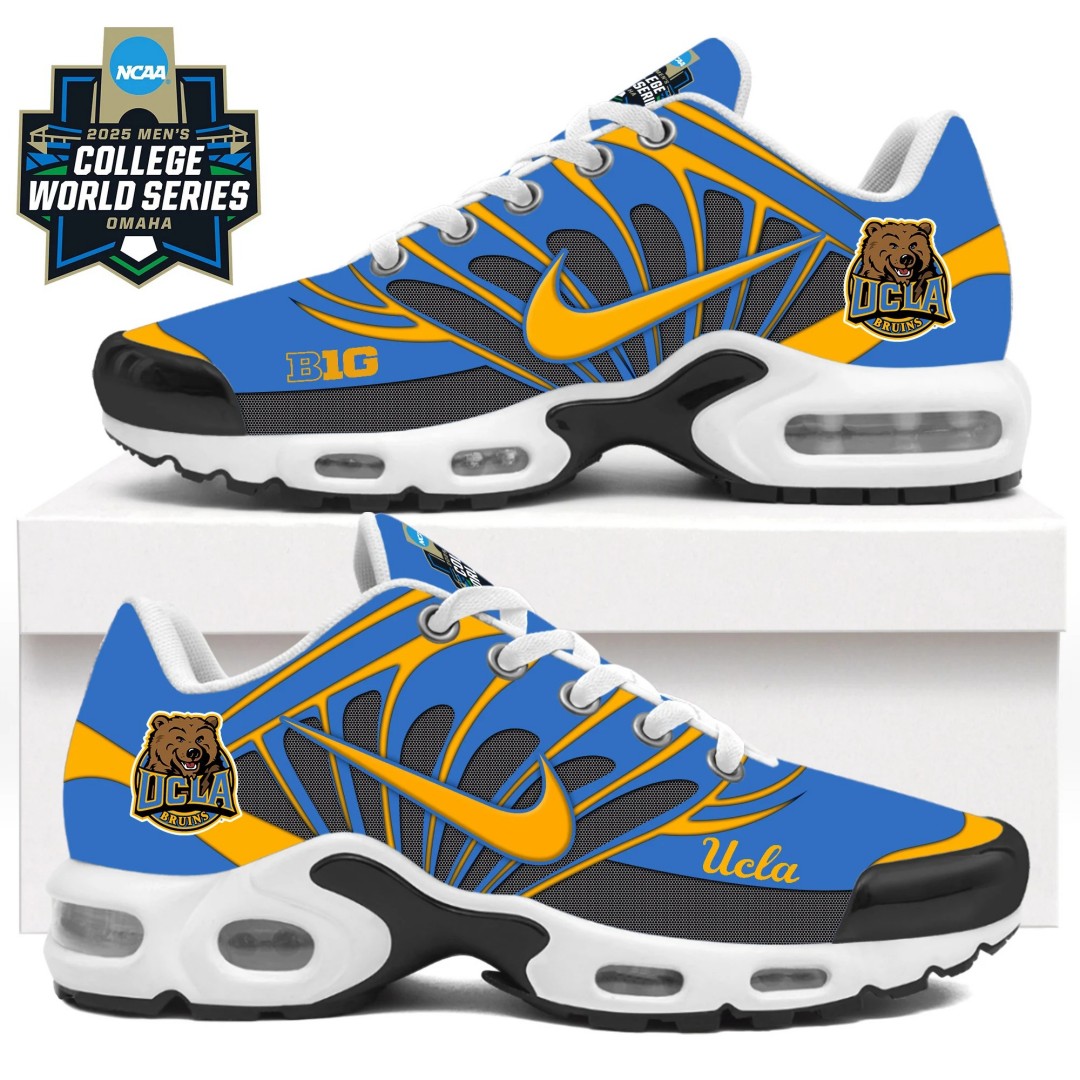 UCLA Bruins 2025 NCAA Men's College World Series Air Max Plus Shoes Blue