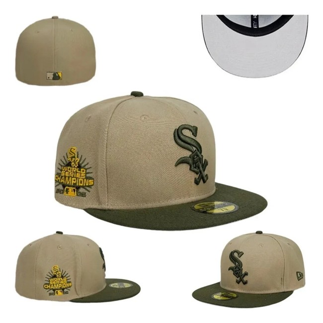 Chicago White Sox 2005 World Series Champions Fitted Hats - All Stitched
