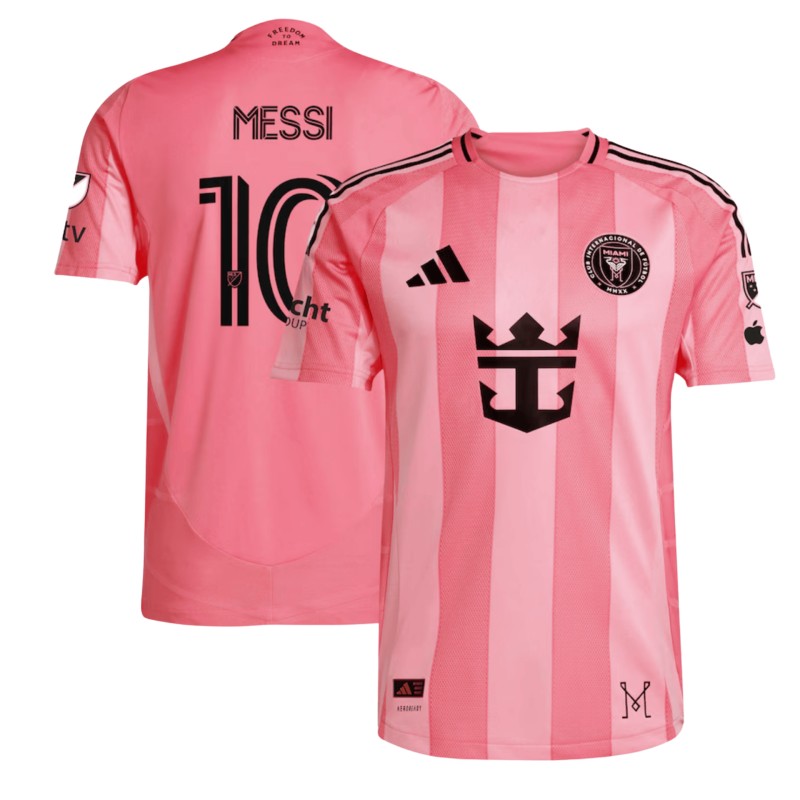 adidas Inter Miami CF #10 Lionel Messi 2025 Euforia Jersey Light Pink - Printed