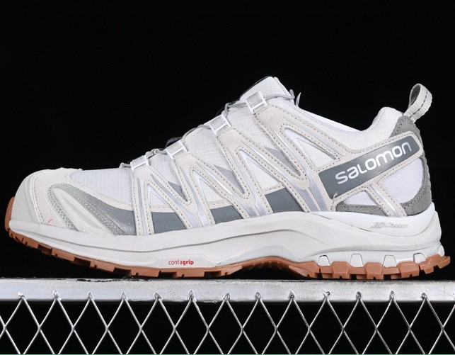 Salomon XA PRO 3D SUEDE Lunar Rock/ Quiet Shade/ White 472436-30 Sneaker