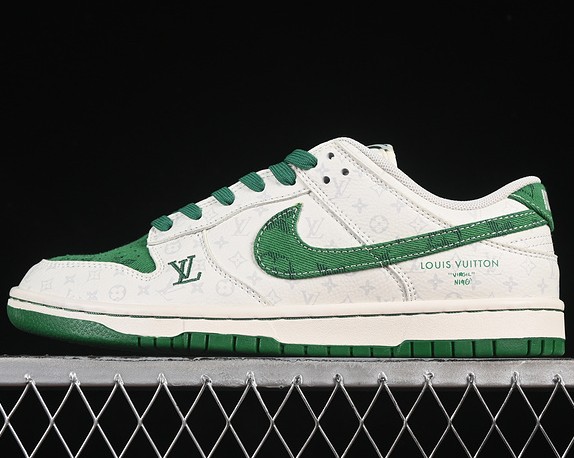 NIKE SB DUNK LOW LV WHITE/GREEN SC 9772 Sneaker