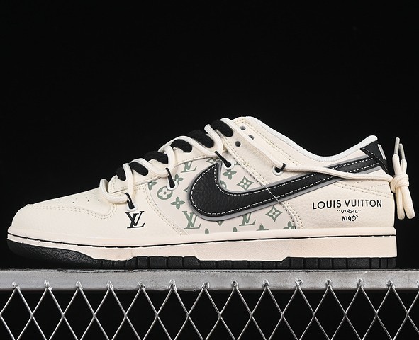 NIKE SB DUNK LOW LV OFF WHITE/BLACK YX5066-337 Sneaker