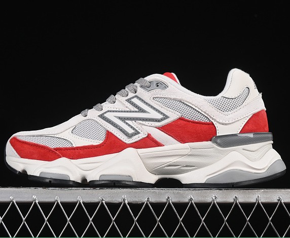 New Balance 9060 Grey/ Reflection/ True Red U9060JBE Sneaker