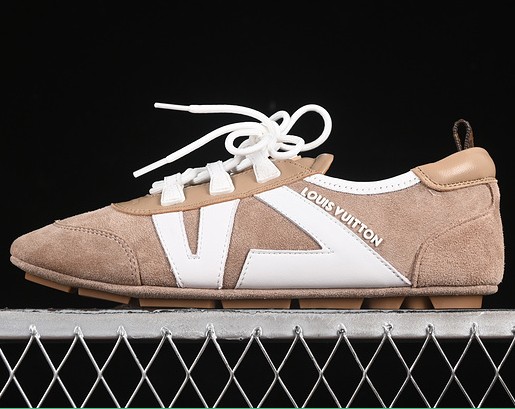 Women's L*V Sneakerina Sneaker Ball 360N Hazelnut Brown White