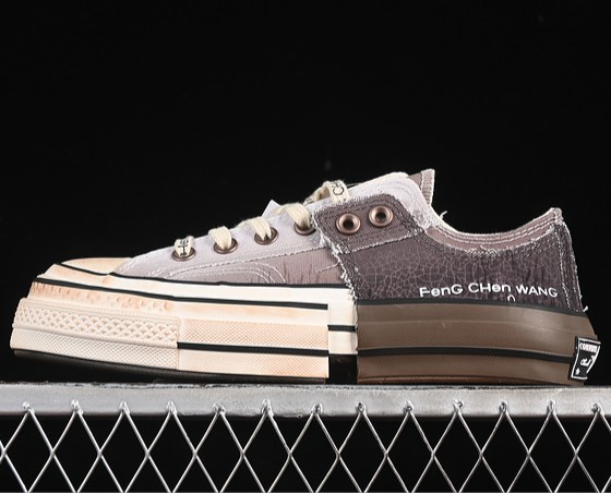 Converse x Feng Chen Wang 2-in-1 Chuck 70 Brown/ Egret/ Black A15741C Sneaker
