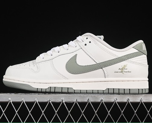 Nike SB Dunk Low White Green WG0406-021 Sneaker - Born free Love and fearless