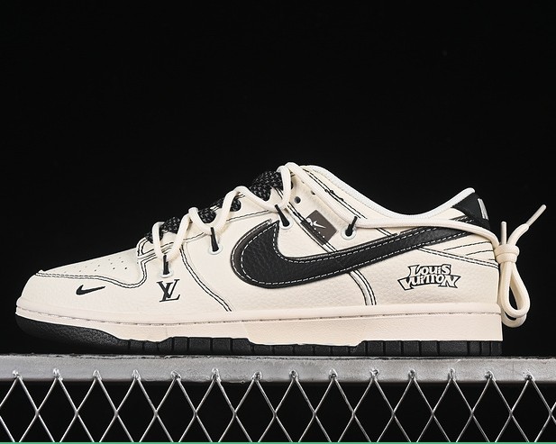Nike SB Dunk Low x LV White Black DM6868-076 Sneaker