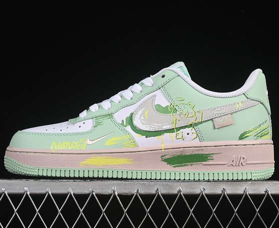 Nike Air Force 1 Low '07 The Wizard Of Oz White Grey Green DB3301-990 Sneaker