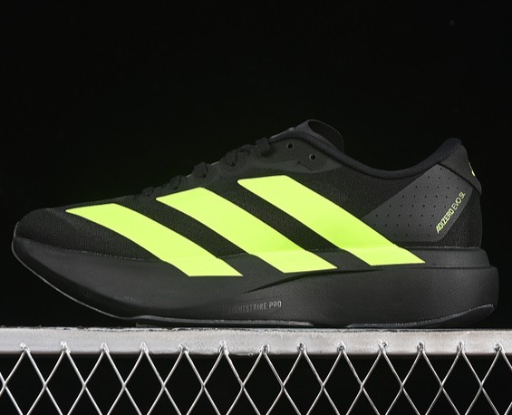 adidas Adizero Evo SL Core Black/ Lucid Lemon/ Iron Metallic JR3420 Sneaker