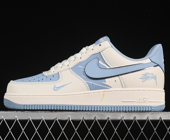 Nike Air Force 1 Low '07 White Blue KK1988-090 Sneaker