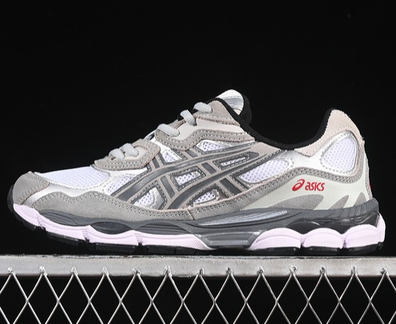 Unisex ASICS Gel-NYC White Steel Grey SportStyle Shoes 1201A789-102 Sneaker