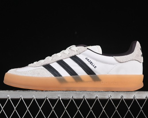 adidas Gazelle Indoor Hikari Shibata Core White/ Night Gray/ Cream White IH9985 Sneaker
