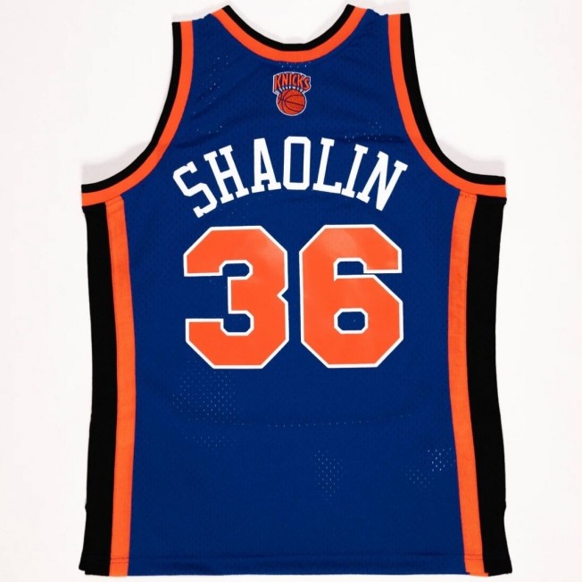 Wu Tang #36 Shaolin x BR NBA Remix Swingman New York Knicks Basketball Throwback Jersey