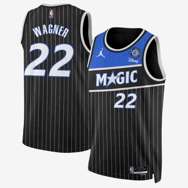 Men's Orlando Magic #22 New Generation of Magic Black Stitched Basketball Swingman Jersey