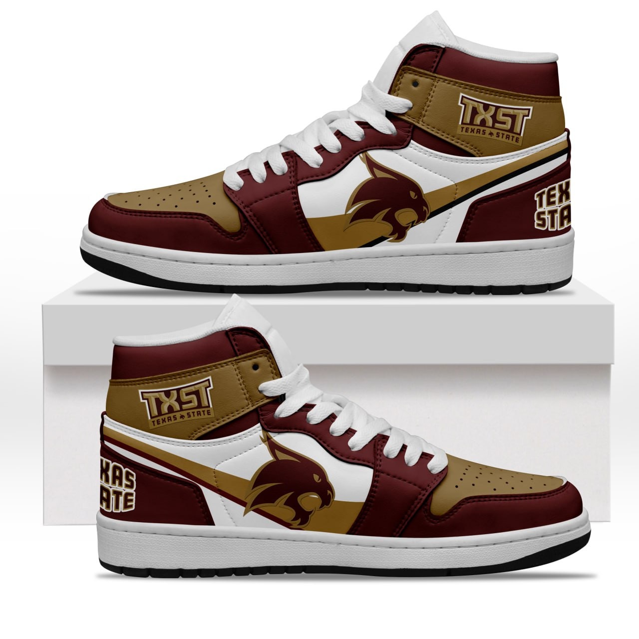 Texas State Bobcats - Sneaker Boots