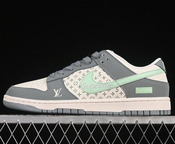 Nike Dunk SB Low LV ZH2598-278 Trainer Sneaker Cream Grey Green