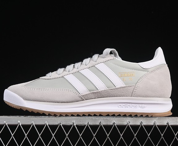 adidas Originals SL 72 RS Shoes Grey One Cloud White Crystal White JI1281 (Women's US5-7.5 Men's US7-11)