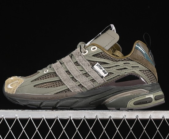adidas Adistar Cushion SFTM Brown Sneaker JR8045 Branch/ Shadow Green/ Night Cargo (Women's US4-7.5 Men's US7-11)