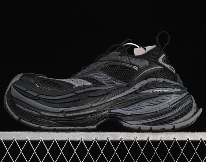 Platform Reduced Sneaker Dark Grey Black (Men's US7-13 Women's USW5-9) Balenciaga 821137 WPLTF 1011