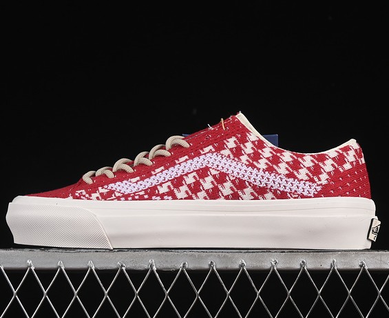 Buy Premium Old Skool 36 Knit Shoe in Chili Pepper Red White VN000D8HESW Sneaker