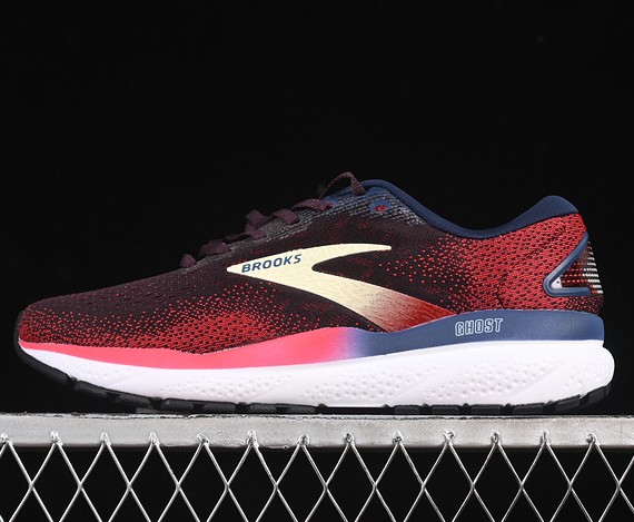 Brooks Ghost 16 Peacoat Raspberry Apricot Red White 1104181D004 Sneaker