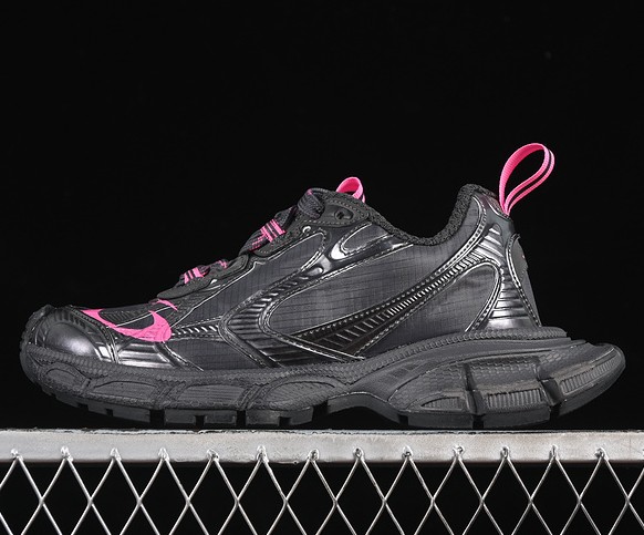 Balenxciaga 3xl Ripstop Black Grey Pink 734731WXLCR1150 Sneaker