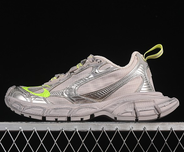 Balenxciaga 3xl Ripstop Grey Silver Green WXLCR2077 Sneaker