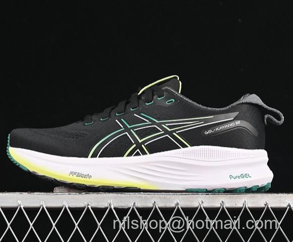 ASICS GEL-KAYANO 32 Black Jasper Green 1011C052-003 Sneaker