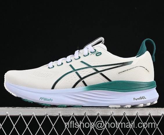 ASICS GEL-KAYANO 32 White Jasper Green 1011C052-102 Sneaker