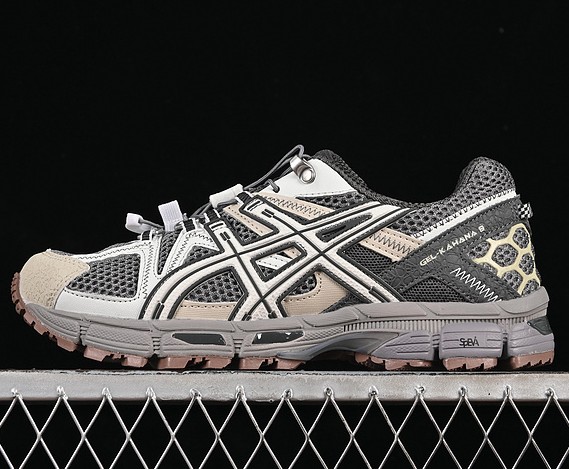 ASICS Gel-Kahana 8 FL Grey Brown Carbon Black 1011B828-022 Urban Cool Sneaker