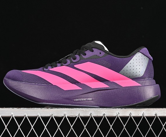adidas Originals Adizero Evo SL 'Deep Purple' Pink JS4491 Running Sneaker