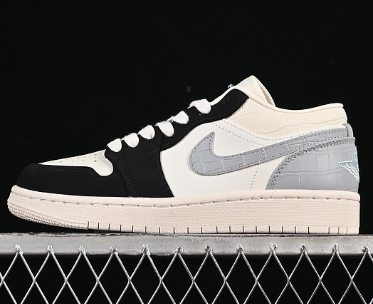 Beige Nike Jordan 1 Low Sneaker IO2242-101 - Sail Light Smoke Grey Sail Mint Foam Off Noir 2025
